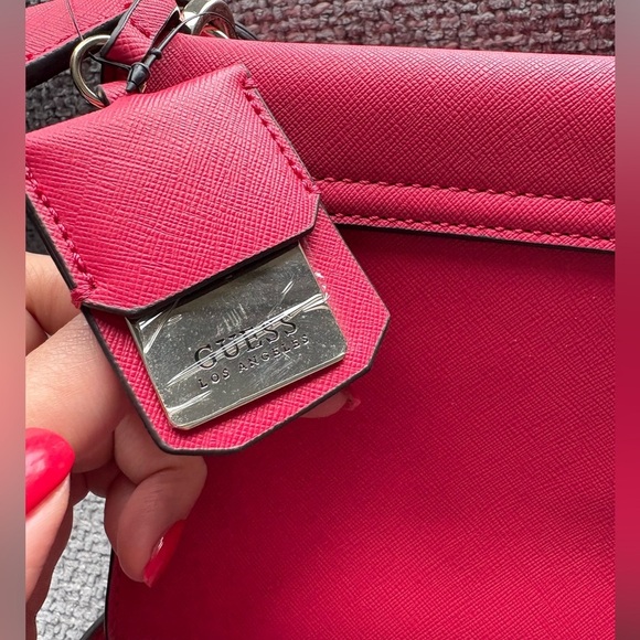 Brand new No tag Guess Georgiana Crossbody Flap Bag – Red - Picture 8 of 16